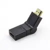 Adaptador HDMI Macho a Hembra Puede Girar 360 Grados HDMI Macho a HDMI Hembra Adaptador HD