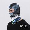 Máscara de ciclismo a prueba de viento para motocicleta, para exteriores, para bicicleta, con estampado, para la cabeza, gorro, forro para casco