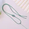 Cordón para Collar de Nudo Ruyi Estilo Nuevo Adecuado para Colgar Colgantes de Oro, Cordón de Collar Trenzado Ajustable Semi-Terminado para DIY