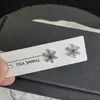 Pinzas Magnéticas para Orejas de Copo de Nieve Pequeño para Otoño e Invierno, Lujo Ligero, Exquisitas, Compactas, Lindas, Estilo Universitario, Pinzas Versátiles para Orejas, Aretes de Botón, Accesorios para Orejas