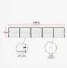 Cerca Modular para Animais de Estimação 82x68 - 5 Painéis (82 cm) - Preta