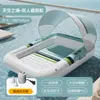Nueva Cama Flotante Inflable Transfronteriza con Red, Sillón Flotante para Jugar en el Agua, Sofá Flotante, Flotador Plegable con Respaldo de Doble Uso