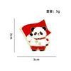 Broche Patriótico de Dia Nacional Insígnia Vermelha Estrela de Cinco Pontas Mapa da China Bandeira Vermelha Servir o Povo Alfinete Acessórios Comemorativo