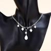 Collar de lujo de alta gama Mingcheng, estilo transfronterizo europeo y americano, cadena de clavícula distintiva para fiesta, collar de perlas sencillo para mujer