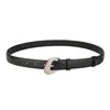 Cinturón Negro de Piel Genuina para Mujer, Moderno y Versátil, Estilo Nuevo, Piel de Primera Capa, Cinturón Decorativo para Mujer para Vestidos, Gabardinas, Suéteres, Venta al por Mayor