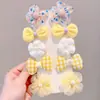 Nuevo Set de Pinzas para el Cabello de Niña Dulce Dibujo Animado Lindo Pinza para Flequillo Pinza Lateral Pasador de Moño Accesorios para el Cabello