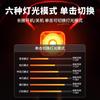 Luz Trasera de Bicicleta Tosuod Bicicleta de Carretera Bicicleta de Montaña Paseo Nocturno Parpadeante Sensor Inteligente Luz de Freno Equipo de Ciclismo