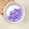 Acrílico Color Sólido Flor de Cinco Pétalos Agujero Grande Diy/Accesorios para el Cabello Cadena de Teléfono Móvil Joyería Decorativa Material Cuentas Sueltas Venta al por Mayor