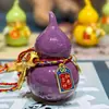 Adornos de Calabaza de Cerámica de Jingdezhen, Recuerdos del Festival de Primavera, Adornos Colgantes para Coche, Fabricante Adornos Colgantes de Calabaza de Cerámica Ruyi