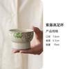Tiande e pequeno copo vazio de cerâmica pintado à mão para vela de aromaterapia, recipiente para cera de soja DIY, tigela de aromaterapia, ornamentos decorativos