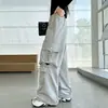 Overol de Otoño para Niñas 2026 Nuevo Estilo de Otoño Pantalones Casuales Sueltos de Pierna Ancha para Niños Grandes Pantalones de Estilo Urbano Negro