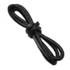 Corda PU trançada à mão estilo miu 3-6mm, usada para costurar cordas de couro, cordão redondo trançado colorido, pingentes de bolsa e acessórios para chaveiro