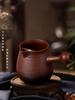 Fogão Cercado de Estilo Chinês Bule de Chá de Fervura Yunnan Chá de Leite Assado Vintage Pote de Manuseio Lateral Pote de Grés Doméstico Bule de Chá Único com Fogo