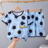 Ropa Infantil del Sudeste Asiático Pijamas Infantiles Trajes de Verano de Manga Corta Niños, Niños Medianos y Grandes, Niñas Pequeñas, Ropa Delgada de Princesa para Estar en Casa
