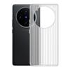 PC de Alta Transparência Textura Ondulada Adequado para Capa de Celular Vivo X300Pro X200Ultra Fosco Gelo X100S Ranhuras