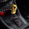 Modificación de coche universal resina aleación de aluminio agarre mano calavera cabeza de palanca cabeza de palanca