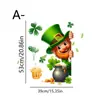 Pegatinas para Ventana de Refrigerador de Trébol de Cuatro Hojas Pegatinas de Decoración para Fiestas Pegatinas de Ventana de Dibujos Animados de Animales Pegatinas para Vidrio de Puerta de Baño