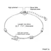 Europa y Estados Unidos venta al por mayor transfronteriza pulsera geométrica de acero inoxidable blanco multicolor circón oro personalidad moda accesorios para mujer