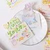 Tarjeta de Felicitación 3D de Feliz Cumpleaños con Texto Creativo, Tarjeta de Agradecimiento, Felicitaciones de Cumpleaños de Floristería, Tarjeta Pequeña con Mensaje Sencillo