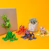 Impresión 3D transfronteriza junta de rana magnética modelo de animal vivo manualidades adornos de escritorio para refrigerador juguetes de moda de mano