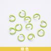 Fábrica en stock color pintura anillo abierto diy material hecho a mano anillo de hierro accesorios para joyería anillo de conexión de hierro anillo C