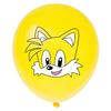 Balões de Folha de Alumínio do Sonic the Hedgehog Transfronteiriços, Balões de Decoração de Festa de Aniversário com Personagem Cartoon Sonic