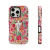 Funda Protectora Artística Floral de Manzana 17 de Doble Capa en Forma de Cruz, Best-Seller Europeo y Americano para iPhone 15 Pro Max