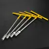 Conjunto de Chaves de Soquete Métricas com Cabo T Durável - Tamanhos 8mm, 10mm, 12mm 14mm, Punho Antiderrapante - Perfeito para Reparos de Motocicleta e Carro 4 Especificações