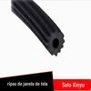 Tira de tela de janela de aço plástico tira de tela de borracha branca moldagem preta tira redonda sólida EPDM