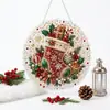 Arte de Perlas y Diamantes Navideño Transfronterizo Kit de Materiales para Pintura de Perlas y Diamantes Navideños DIY F