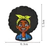 Patch Bordado Dia da Independência Preto Decoração de Roupa Patch Patch Bordado Bebê Preto Computador Insígnia de Menina Pequena