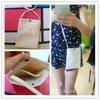 Bolsa para Teléfono Móvil de Lienzo en Blanco para Pintar a Mano DIY Original Hecha a Mano para Cambios Bolso Cruzado Estudiante Lindo Bolso de Hombro para Viajes