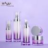 Conjunto de Cuidados com a Pele Creme para Olhos Acrílico Roxo em Estoque Frasco, Frasco de Creme, Frasco de Loção, Materiais de Embalagem Cosmética, Luxo Leve