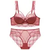 Sujetador Push-Up con Soporte de Aro de Acero para Comercio Exterior Transfronterizo para Mujer, Recogida Lateral del Pecho, Lencería Transpirable, Sujetador Sexy, Conjunto de Sujetador Anticaída