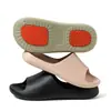 Pantuflas antideslizantes verano pequeñas suaves pastel casa frescas pantuflas mujer silenciosas antideslizantes suela suave pantuflas de pareja hombres