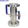 Válvula de bola doble DBB integral Válvula de bola doble de alta presión DBB 600LBRJ DN50