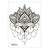 Cross-border novo impermeável peito tatuagem adesivo original grande figura sexy flor braço tatuagem adesivo descartável tatuagem adesivo