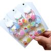 Nuevas Gomas para el Cabello Infantiles que No Dañan el Cabello, Lindos Accesorios de Princesa de Colores, Diademas, Set de Anillos para el Cabello