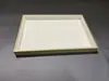 Bandeja de Exibição de Pulseira de Couro Escovado, Bandeja para Anéis, Caixa de Armazenamento de Joias para Brincos, Bandeja de Exibição de Colares, Bandeja para Contas de Jade