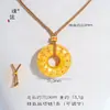Puzuo Cor Forte Conserva Cor Dourado Areia Acessórios DIY Recortado Baifu Fivela de Segurança Pingente Colar Filigrana Rosca Corrente de Suéter
