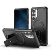 Aplicable Transfronterizo Serie Samsung S26 Funda Magnética para Teléfono Bundesliga S26+ Soporte Oculto PC+TPU Funda Anti-Caída