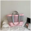 La nueva bolsa de almacenamiento de viaje de un solo hombro de Ruien es un bolso de malla de gran capacidad, moderno y de moda para ir al trabajo y la playa.