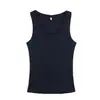 Camiseta sin mangas acanalada elegante y a la moda para mujer, estilo europeo y americano transfronterizo, nueva 2026, venta al por mayor 3253301