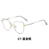 Comercio Exterior Nuevo Sudamericano Metal Anti-Luz Azul Ultraligero Montura de Gafas Moda Metal Miopía Montura de Gafas de Metal