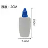 Botella de Boca Puntiaguda 30ml Botella Gotero Botella de Líquido Botella de Plástico Exprimidor Botella de Pegamento Suministros de Fabricante Botella de PET Botella Plana de Plástico