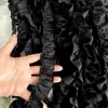 Falda de Ropa Lolita Retro Ensanchada Blanca Ropa de Cama para el Hogar Tela de Algodón Cortina Volantes Encaje Accesorios