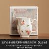 Taza de la Feria Flor de Cerezo Blanco Mineral Roca Pintada a Mano de Fábrica Mar de Té Divisor de Té Cerámica Oreja Taza Cuadrada Accesorios para Ceremonia del Té Doméstica