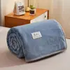 Manta estilo Muji, terciopelo de leche engrosado Clase A, manta de felpa de alta calidad, manta para sofá de oficina, manta cálida para una persona