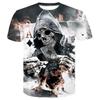 Camiseta para hombre Dark Soul 2022 Camiseta con estampado 3D de calavera Ropa urbana para hombre Hip Hop Oversized Moderna Punk