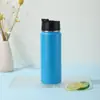 Termo Espacial Transfronterizo Acero Inoxidable 304 Gran Capacidad Recubierto en Polvo Aislado Portátil para Exteriores Botella de Agua Deportiva Soporta Personalización